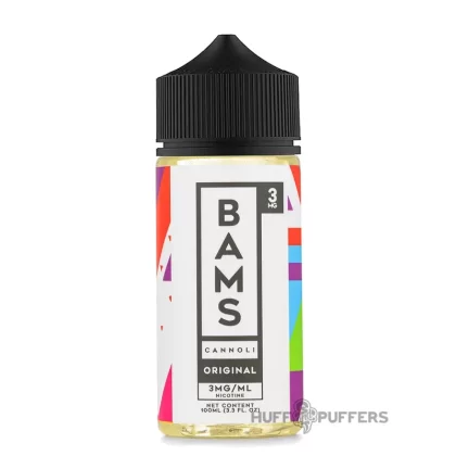 Bam’s Original Cannoli 100mL - Nicotine Strength#0mg>3mg>6mg