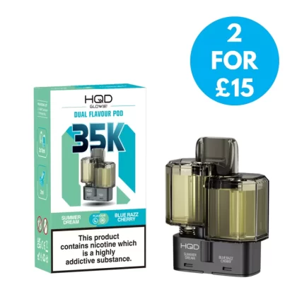 HQD Glow Air 35k Prefilled Pods - Vape Co