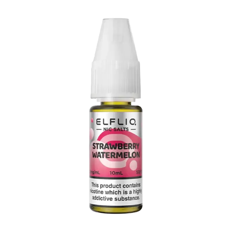 Strawberry Watermelon Elfliq Nic Salt by Elfbar - 10ml - 5mg - Vape Product (2CA87B)