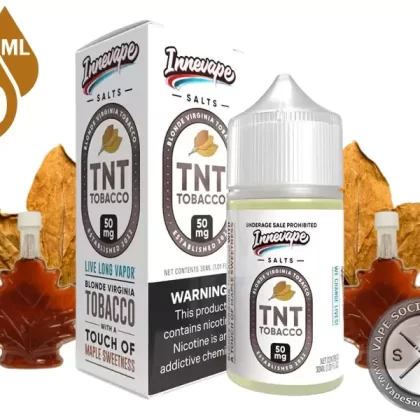 TNT Tobacco Innevape Salts 30ml - Vape Product, Vape Product