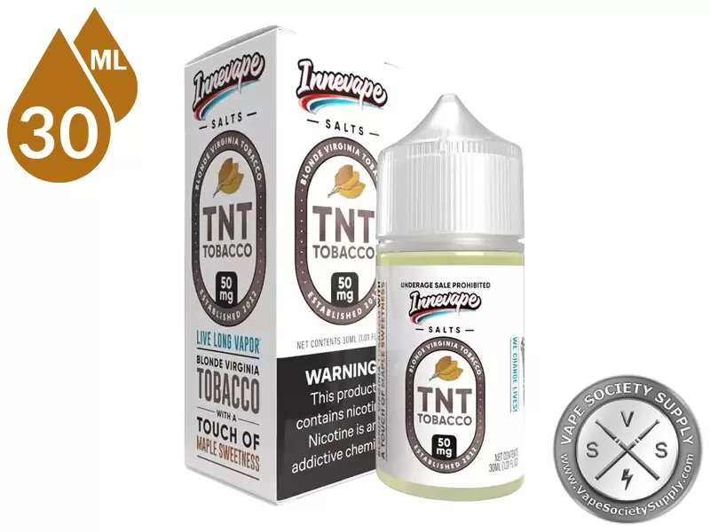 TNT Tobacco Innevape Salts 30ml - Vape Product, Vape Product - Image 3