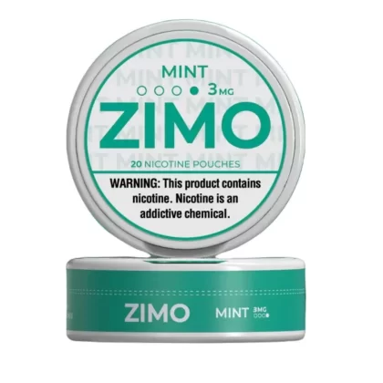 ZIMO Mint Nicotine Pouches - Nicotine Avail#8mg>6mg>3mg