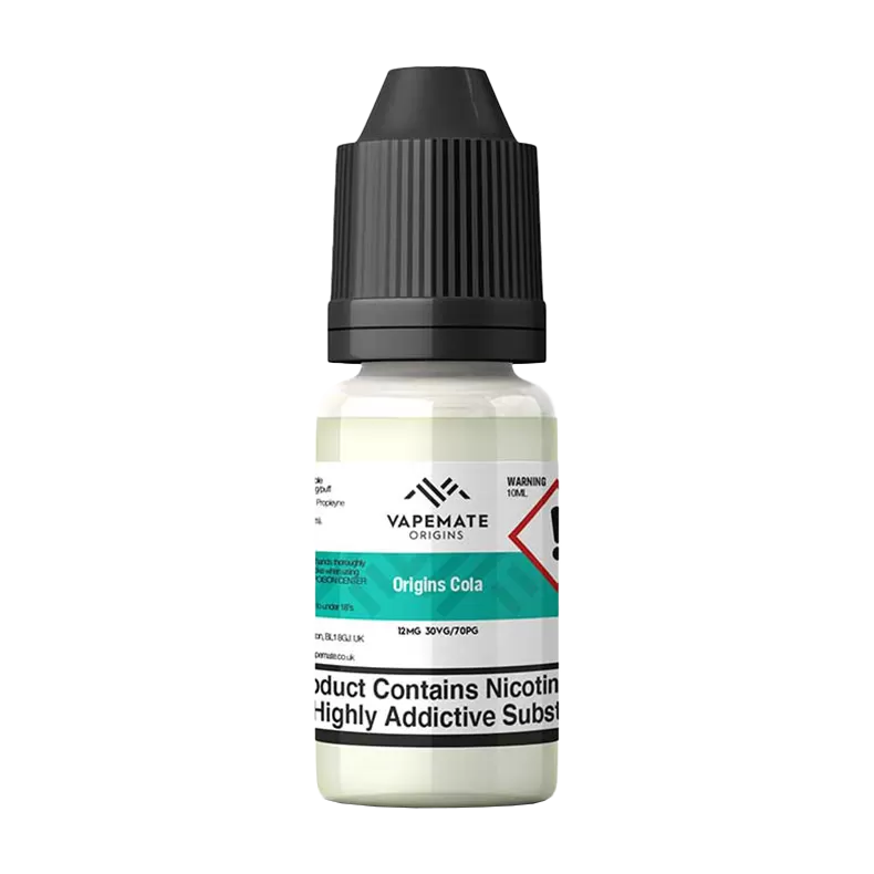 Vapemate Origins Cola 10ml - 12mg (Discontinued) - Vapeshop Co