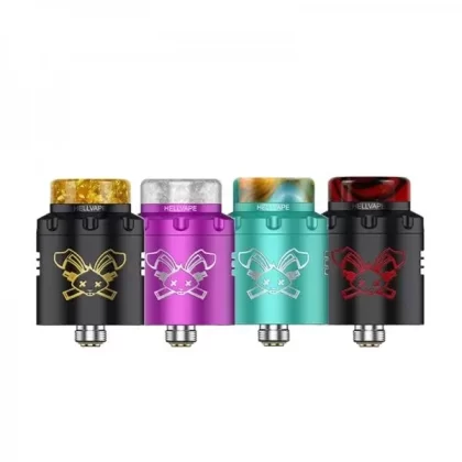 Hellvape Dead Rabbit 3 RDA Atomizer - COLOR#MATTE BLACK>BLACK RED>BLACK CARBON FIBER>RAINBOW>GOLD>STAINLESS STEEL>MATTE FULL BLACK>GUNMETAL CARBON FIBER>GUNMETAL
