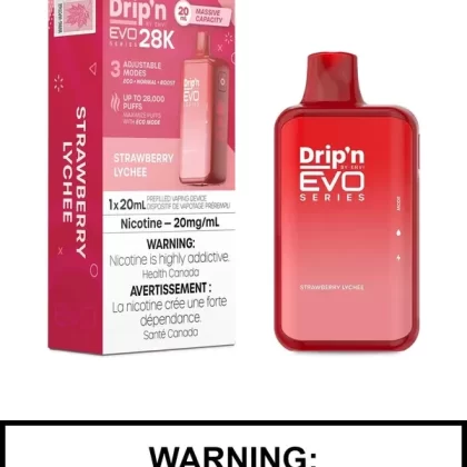 Strawberry Lychee Drip’n EVO 28K Disposable Vape