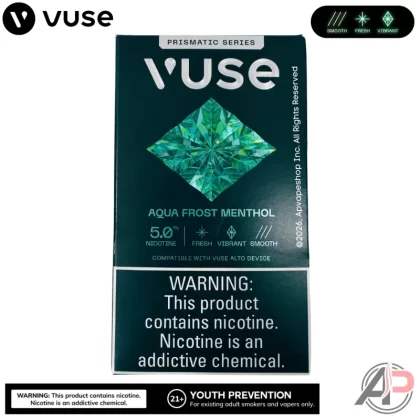 Vuse Alto Prismatic Aqua Frost Menthol Pods 3 Pack - 5.0% Aqua Frost MenthoL - 3 PODS