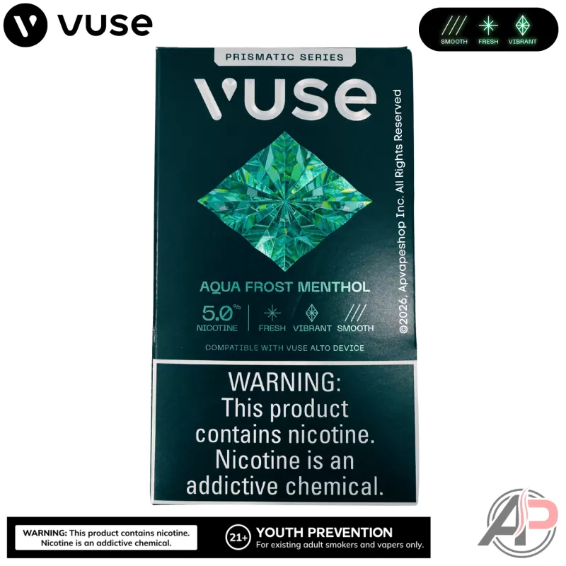 Vuse Alto Prismatic Aqua Frost Menthol Pods 3 Pack - 5.0% Aqua Frost MenthoL - 3 PODS