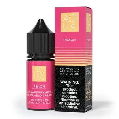Pure Peach Aqua TFN Salts 30mL - Nicotine Level#35mg>50mg