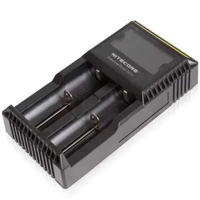 NiteCore D2 Vape Battery Charger (Two Bay)