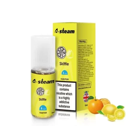 Skittles 50/50 Eliquid 10ml by Steam