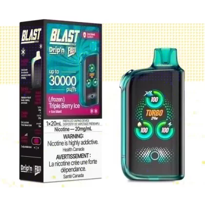 Drip’n Fasta Blast Disposable Vape – 30K Puffs – Triple Berry Ice
