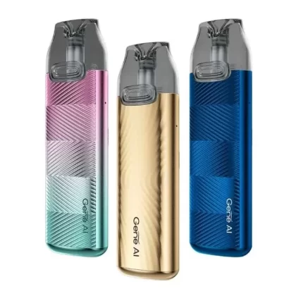 VooPoo V Thru Pro Eternity Pod System - Color#Burgundy Red>Indigo Blue>Glacier Silver>Aqua Pink
