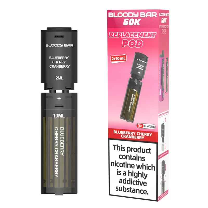 Bloody Bar 60K Prefilled Pods - Pink Lemonade - Vapourdeal Co - Image 2