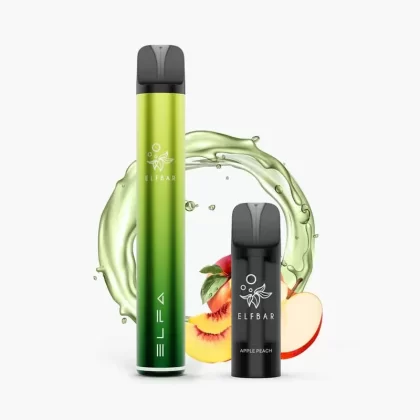 ELFBAR ELFA PRO Starter Kit | Aurora Green (inkl. Apple Peach)
