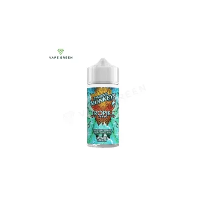Tropika Iced Shortfill E-Liquid by Twelve Monkeys 100ml - Eliquidsupply