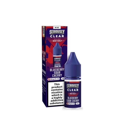 Seriously Clear Blueberry Sour Cherry 10ml Nic Salts E-Liquid - 5mg