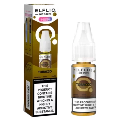 Tobacco Nic Salt E-Liquid by Elf Bar Elfliq (10ml) - 5mg