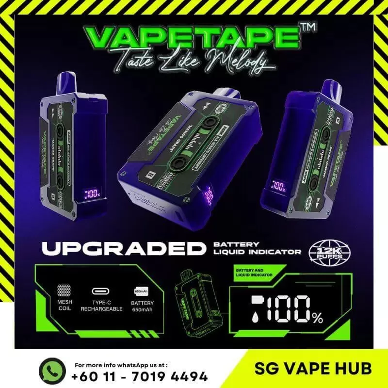 VAPETAPE 12,000 Puffs - Solero Lime - Image 3