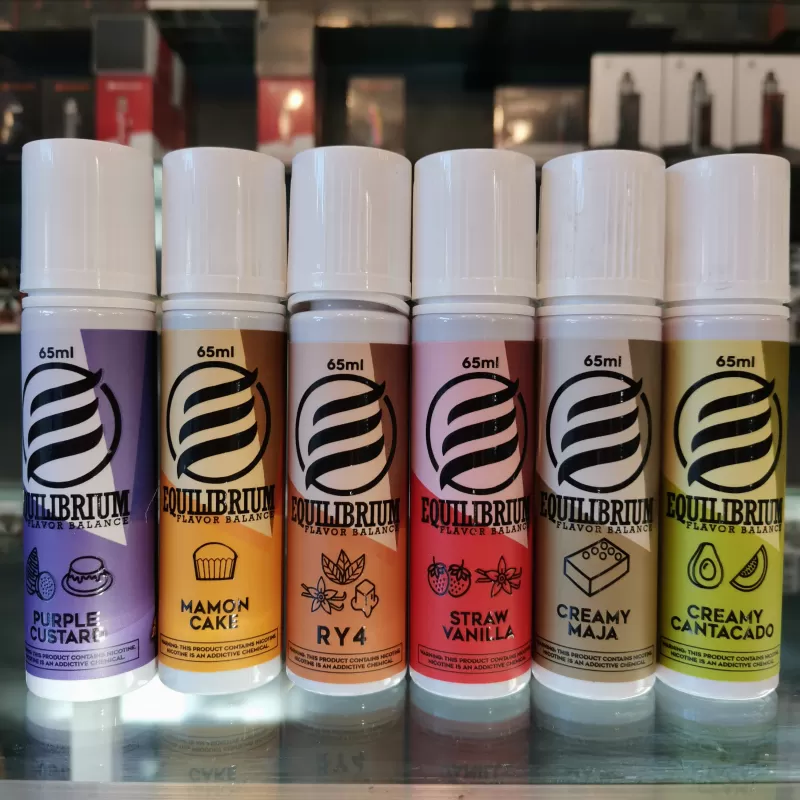 Equilibrium 60ml 50vg/50pg 12/24/36mg freebase ejuice - MJA (creamy maja) / 36mg - Image 3