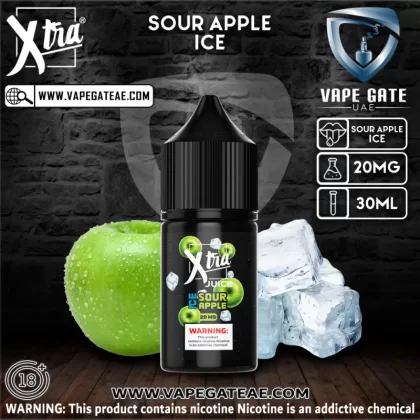 ICE SOUR APPLE - XTRA SALTNIC 30ML - 20 mg