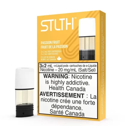 STLTH PODS – PASSION FRUIT - Nicotine Strength#20 MG>BOLD 50
