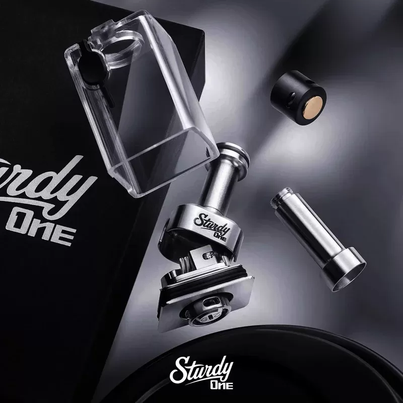 SturdyONE RBA (Dot/Boro Compatible) BATCH 2 - Style#RBA>Frosted Tank>Smoked Tank>Amber Tank>Pin kit>Spares Kit>RUSKY Edition