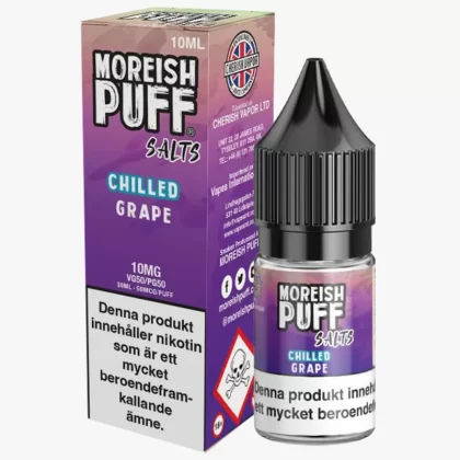 Moreish Puff – Grape 10mg 10ml – E juice med nikotin
