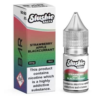 Strawberry Apple Blackcurrant Slushie Bar Nic Salts E-Liquid - 20mg