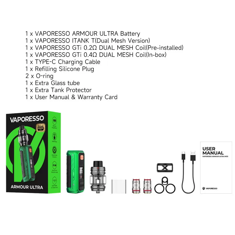 Vaporesso Armour Ultra Mod Kit 100W - Dune Gold - Image 3