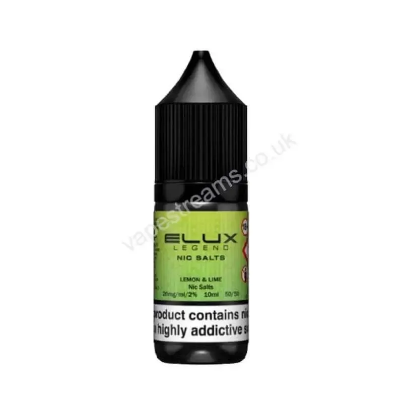 Elux Legend Lemon & Lime Nic Salt E-Liquid - Vapestreams Co