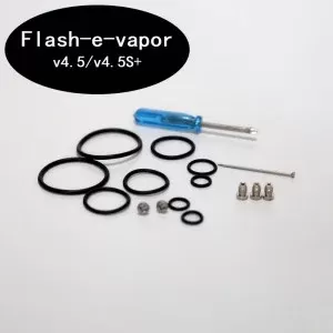 Flash-e-vapor v4.5 v4.5+ RTA Tank Gaskets Replacement Silicone Seal Ring O-Ring Sealing Set With Air Pin