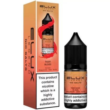 Tiger Blood Nic Salt E-Liquid Legend Series by ELUX (10ml) - 20mg