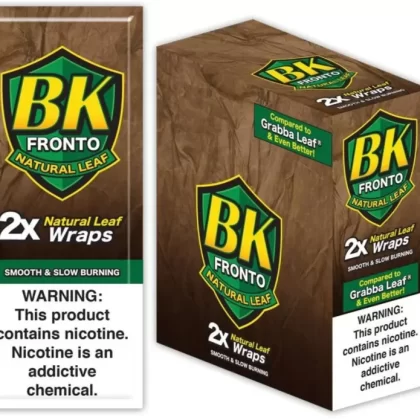 Show BK Fronto Leaf Natural Wraps - Product#Fronto Leaf~Packaging#25 Packs of 2 (50ct)>Pack of 2