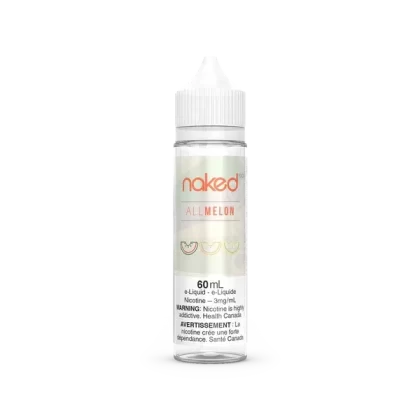 All Melon By Naked100- E-liquid – 60 ML - Nicotine#3 MG>6 MG