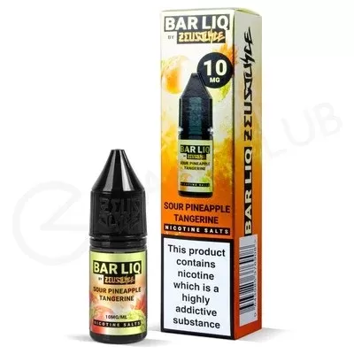 Sour Pineapple Tangerine Nic Salt E-Liquid by Bar Liq