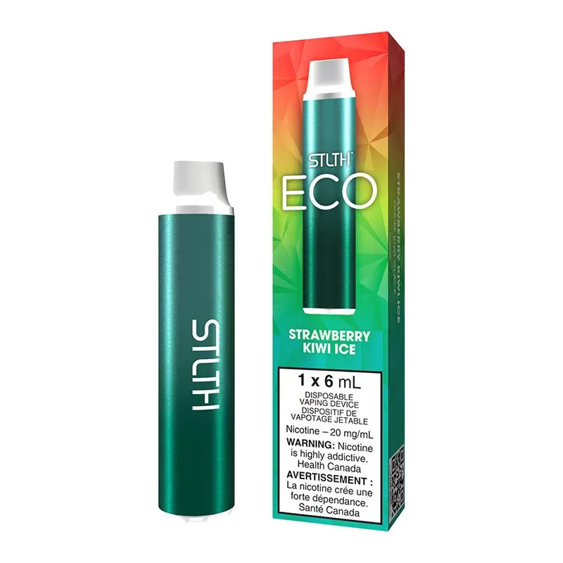 STLTH ECO Disposable Vape Device – Strawberry Kiwi Ice - Nicotine Strength#20mg/ml