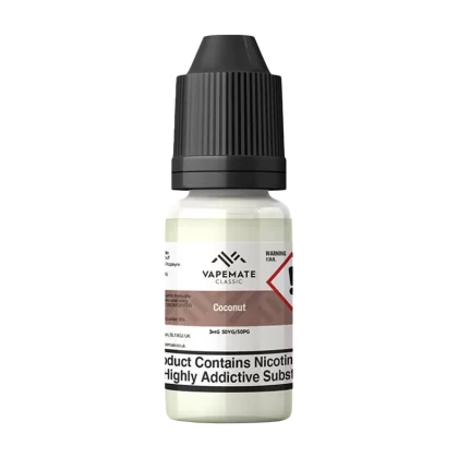 Vapemate Classic Coconut 10ml - 50VG / 50PG / 6mg - Vapeshop Co