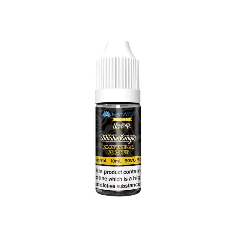 Hayati Shisha Paan Vanilla Coconut Nic Salt - 10mg