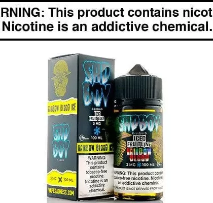 RAINBOW BLOOD ICE BY SADBOY E LIQUID 100ML - Vapejuice
