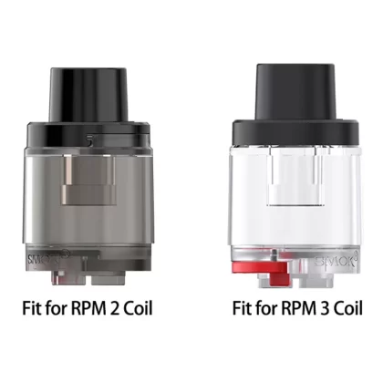 SMOK RPM 85/100 Empty Pod Cartridge 6ml 3pcs/pack - Fit for RPM 2 Coil