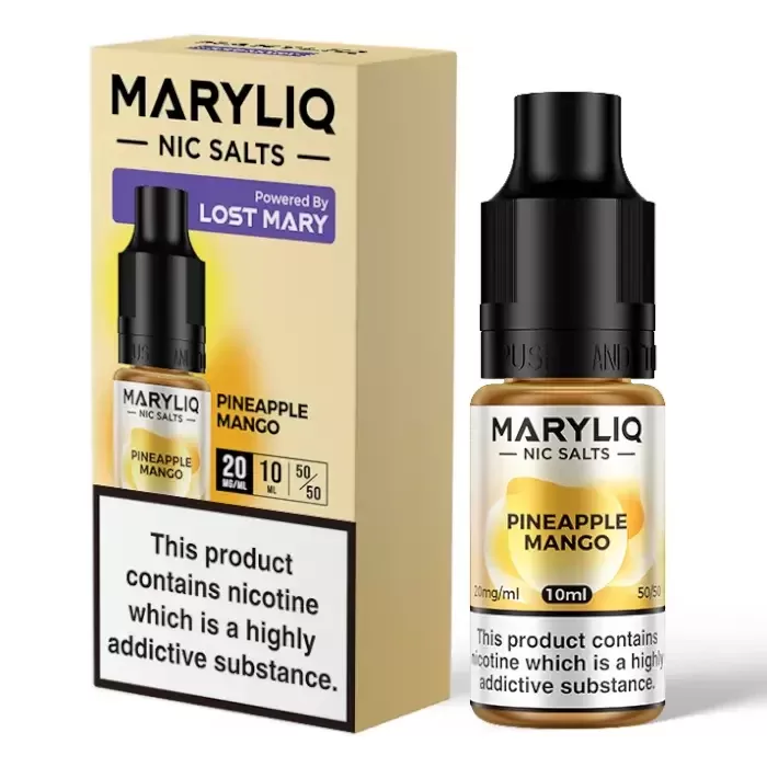 PINEAPPLE MANGO NIC SALT E LIQUID BY MARYLIQ
