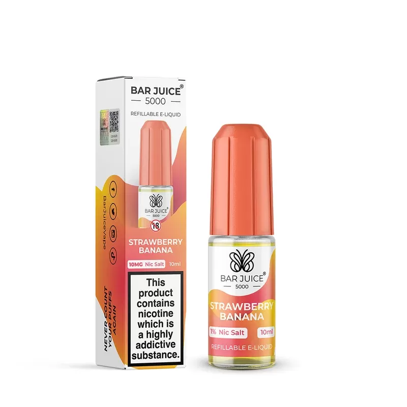 Bar Juice 5000 Strawberry Banana Nic Salt - Nicotine Strength#10mg>20mg