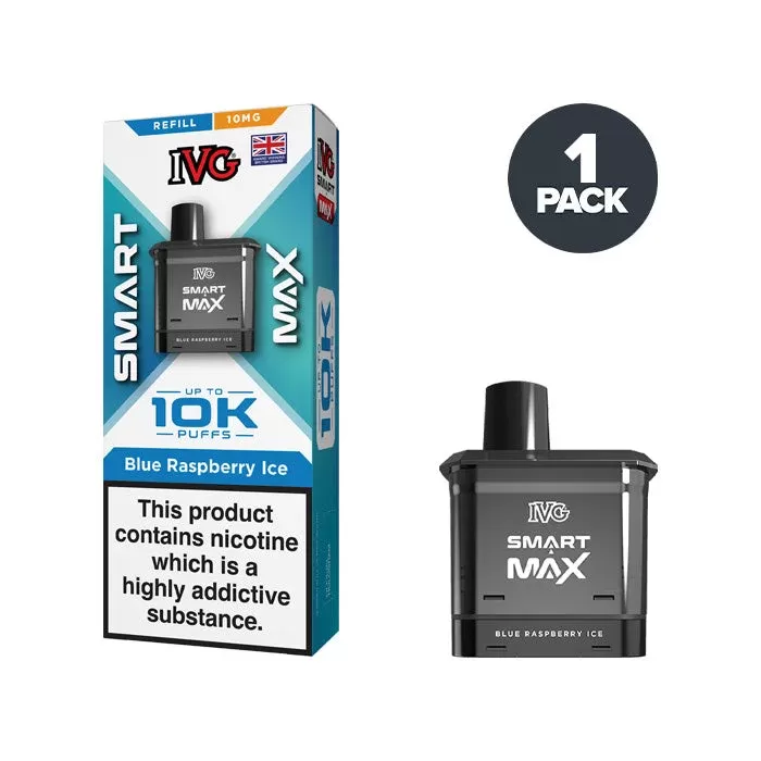 Blue Raspberry Ice IVG Smart Max Prefilled Pods