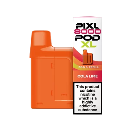 Cola Lime Pixl 8000 Refill Pack - 20 mg - Vape Product
