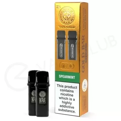 Spearmint Gold Bar Reload Prefilled Pod