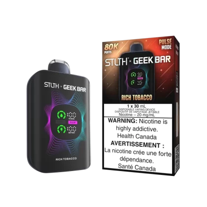 STLTH x GEEK BAR - Rich Tobacco - 20 mg/mL (wholeseller) (SK) - Excise FED, 20 mg/mL (DSD) (SK) - Excise FED