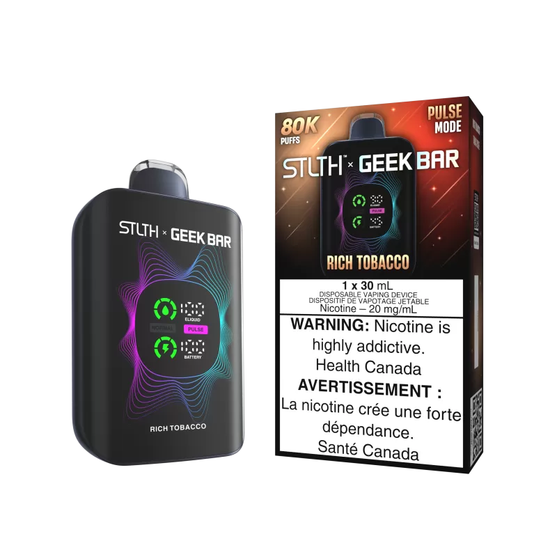 STLTH x GEEK BAR - Rich Tobacco - 20 mg/mL (wholeseller) (SK) - Excise FED, 20 mg/mL (DSD) (SK) - Excise FED - Image 2