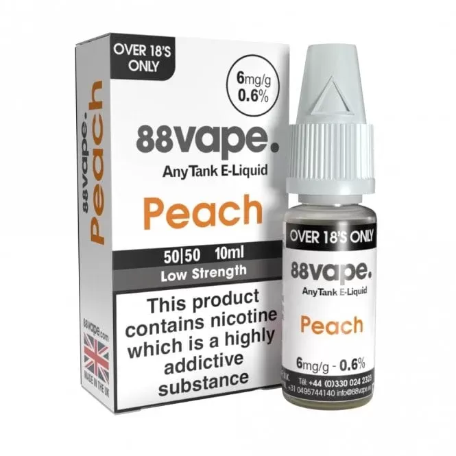 88vape Peach (Peach Dream) E Liquid – AnyTank Series (10ml)