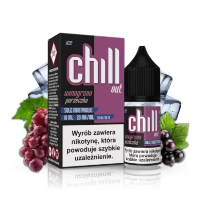 Liquid Chill Out Salt 20mg 10ml Winogrono Porzeczka Ice