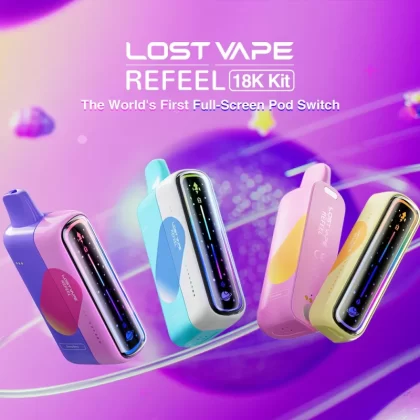 Lost Vape REFEEL 18K Disposable Kit – 18000 Puffs - Bliss Moment